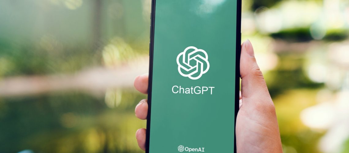 ChatGPT logo on a phone