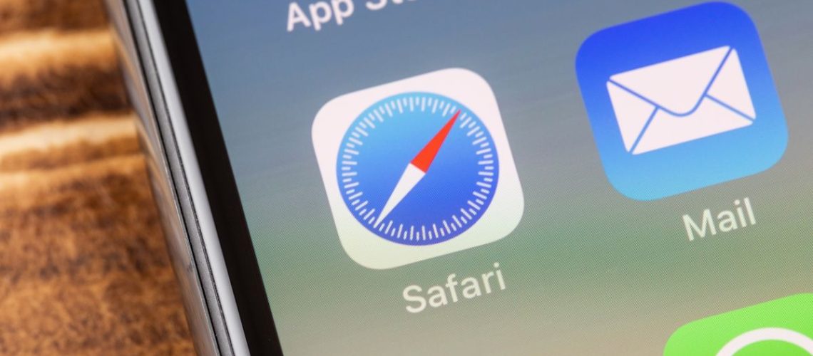 iOS Safari on iPhone