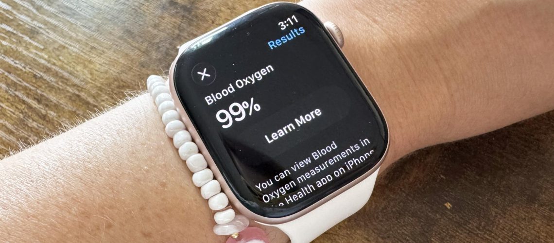blood oxygen reading apple watch 10
