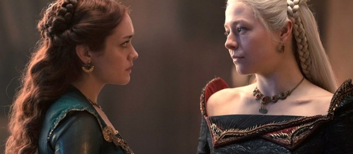 Olivia Cooke as Alicent Hightower and Emma D