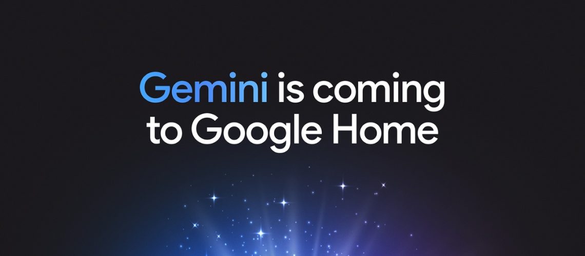 Gemini is coming to Google Home announcement graphic