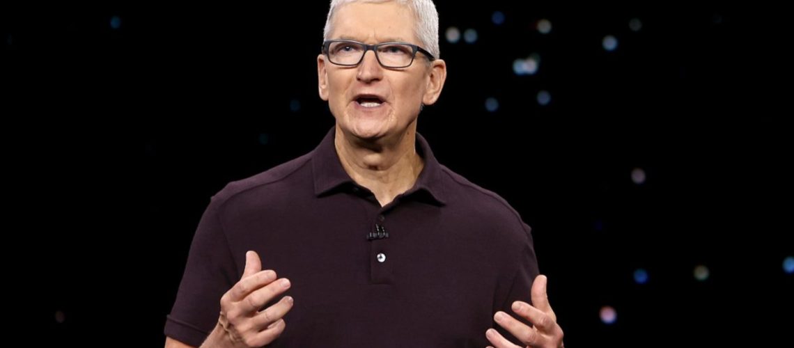 Tim Cook at an Apple Event
