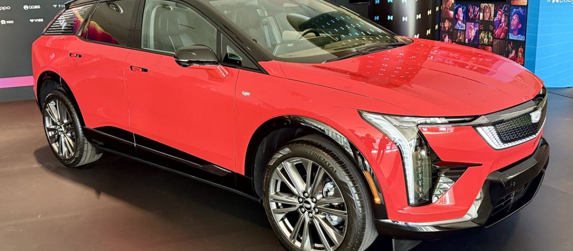 2025 Cadillac OPTIQ on the show floor at CES 2025