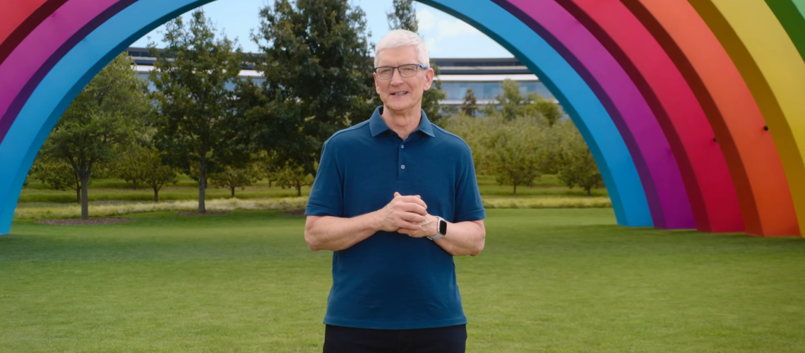 Tim Cook at Apple Glowtime event