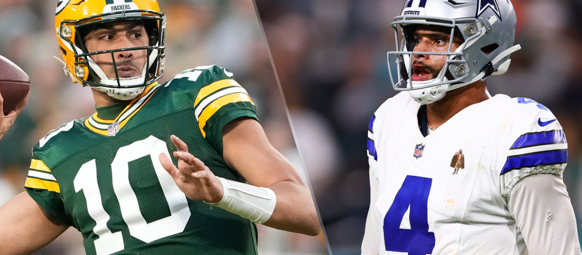 Packers vs Cowboys Wild Card Weekend NFL live stream.