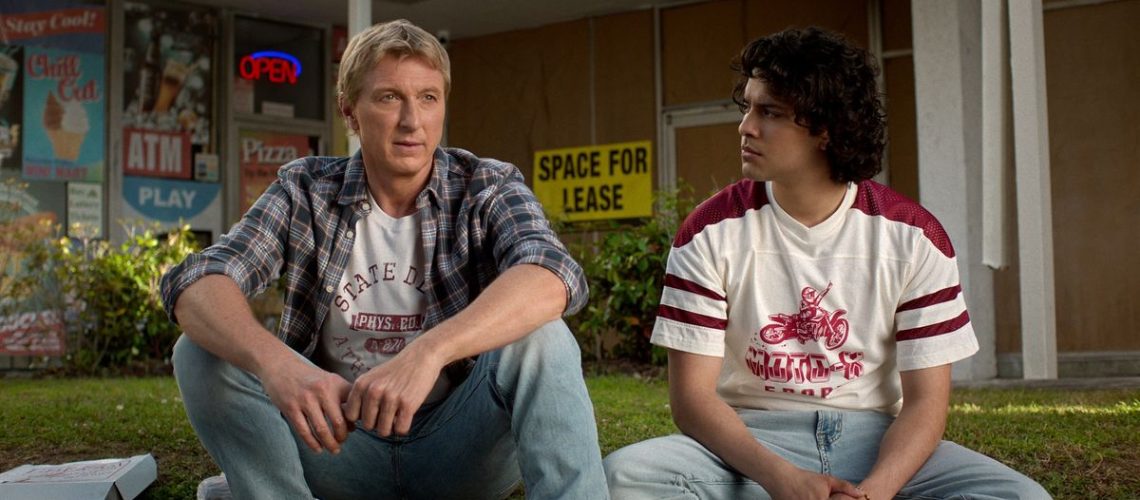 William Zabka and Xolo Maridueña in Cobra Kai season 6