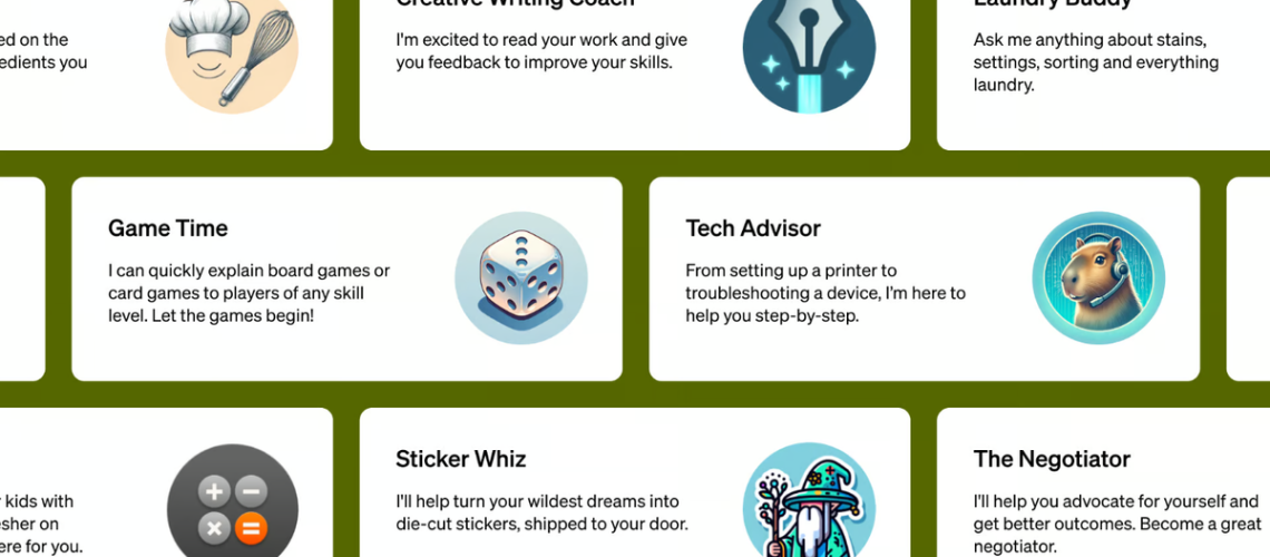 OpenAI says users will be able to share their GPTs