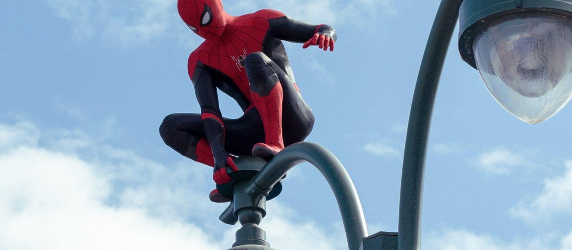 Tom Holland as Spider-Man in Spider-Man: No Way Home