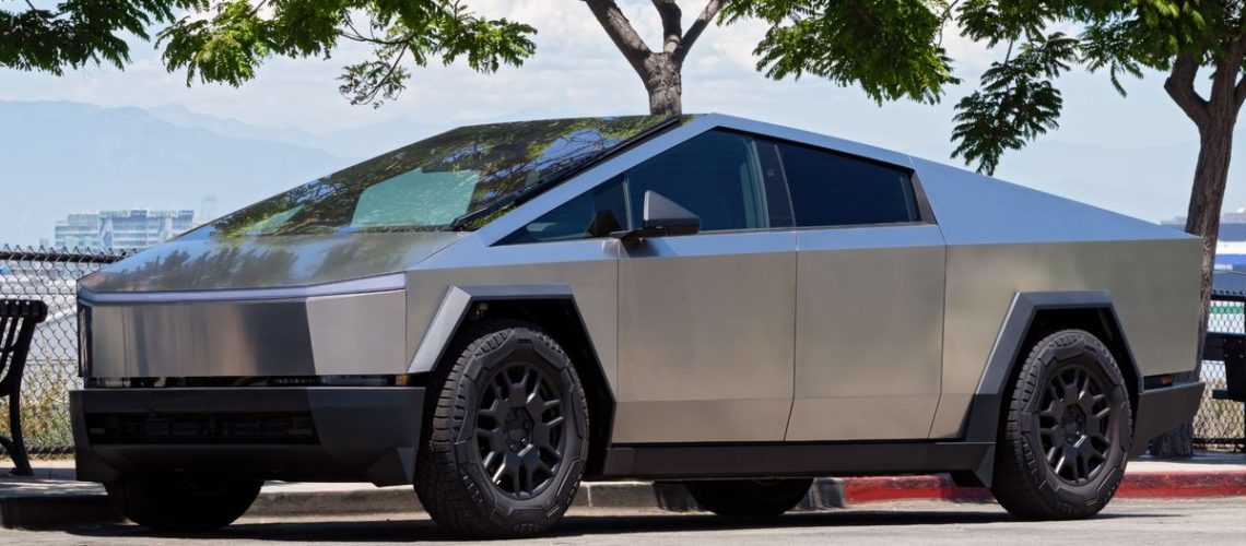 Tesla CyberTruck on the street