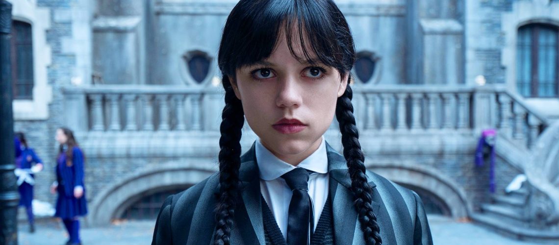 Jenna Ortega as Wednesday Addams in "Wednesday" season 2 on Netflix