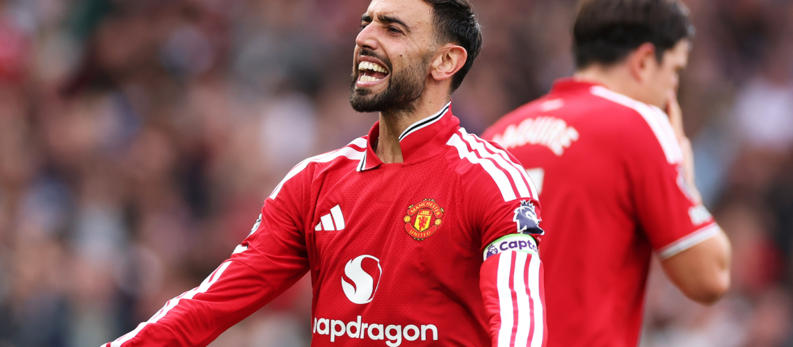 Bruno Fernandes scored a hat-trick for Manchester United
