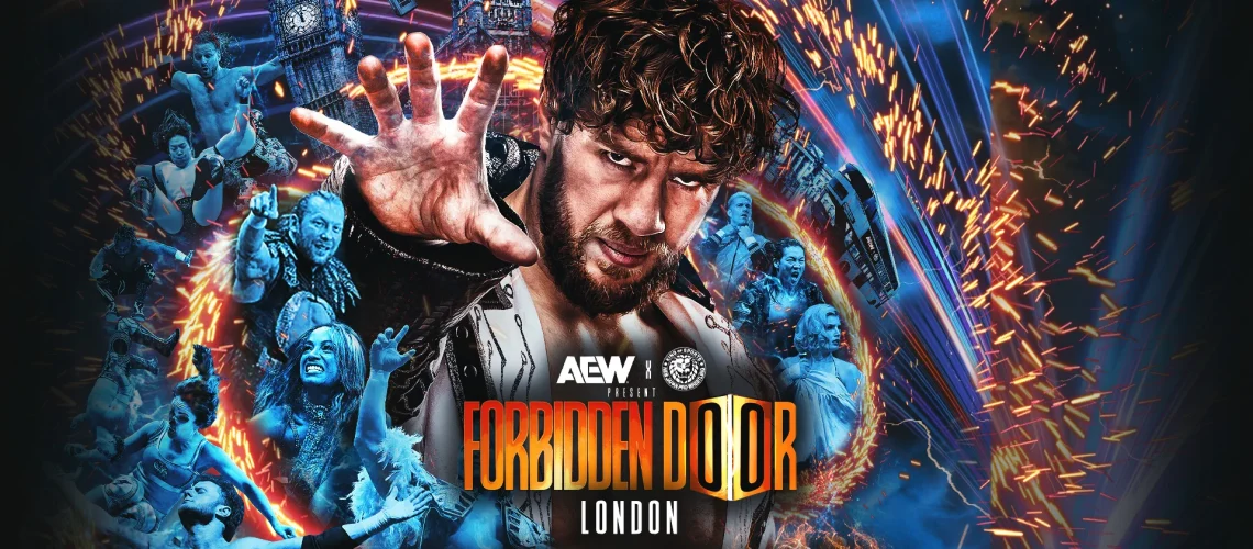 Will Ospreay takes center-stage in the poster for AEW x NJPW Forbidden Door 2025
