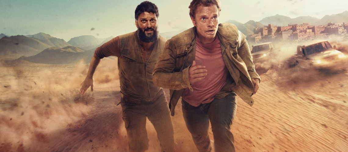 JJ (played by Shazad Latif) and Max (Alfie Allen) find themselves in BIG trouble in "Atomic"