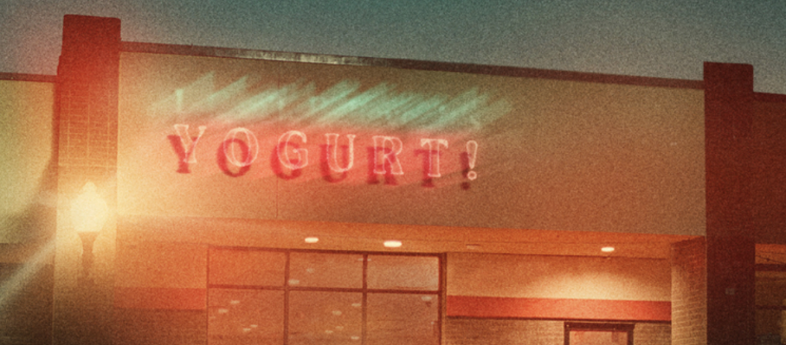 Crime scene: The yogurt shop in Austin, Texas where four teenage girls were murdered in 1991