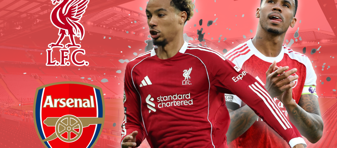 Premier League, Liverpool vs Arsenal graphic