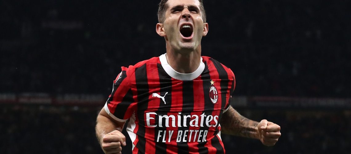 Christian Pulisic scores for AC Milan in 2025/26