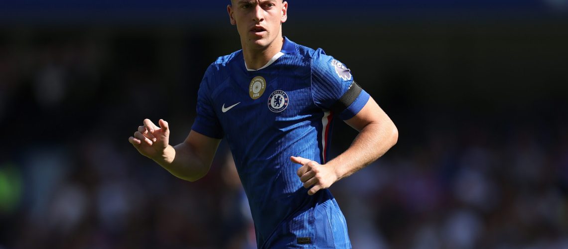 Liam Delap elegantly striding across the pitch for Chelsea in their first home League game of the season