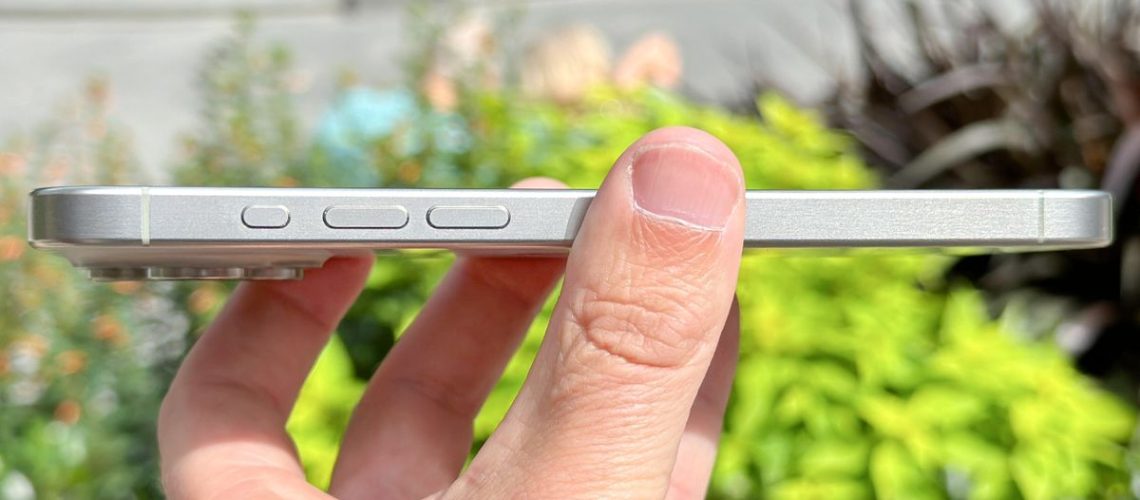 iPhone 15 Pro Max shown in hand
