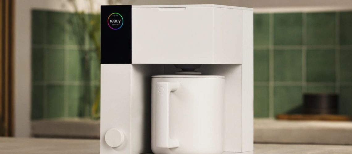 Aiden Precision Coffee Maker in Matte White