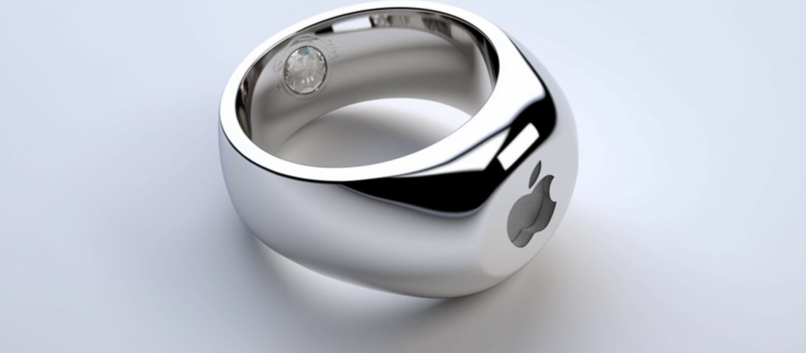 A concept image of the Apple smart ring