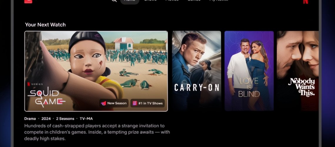Netflix redesign 2025 labels