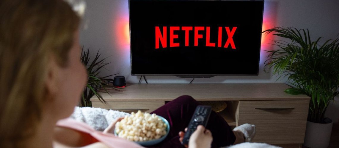 Netflix on Sony TV in living room