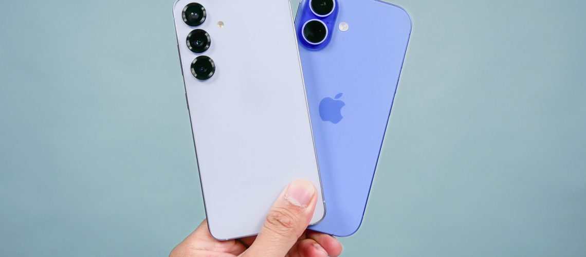 Galaxy S25 vs iPhone 16.
