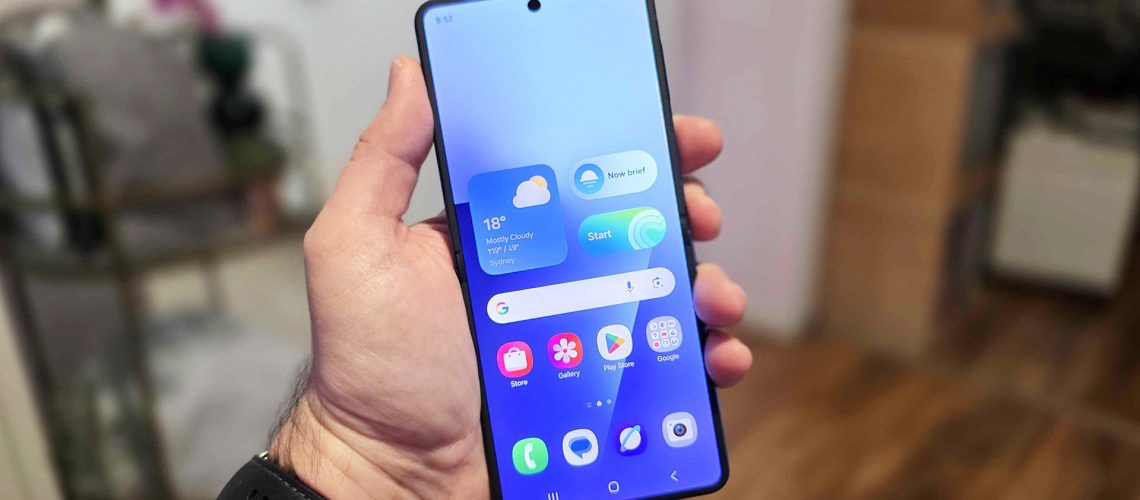 In-hand image of the Samsung Galaxy Z Flip 7