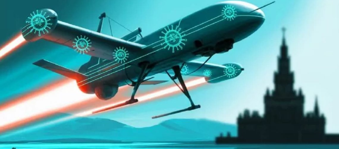 רחפנים אוקראיניים מדביקים את עצמם כשהם נתפסים