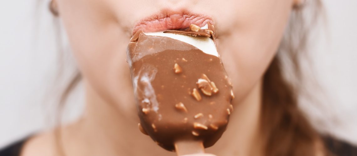 Close-up of a woman