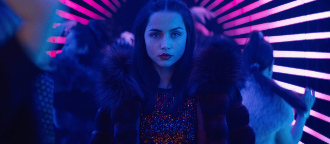 A still from "John Wick" spinoff "Ballerina" featuring Ana de Armas in a club